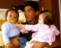 josh with babies